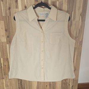 White Stag Button Up Top Size XL